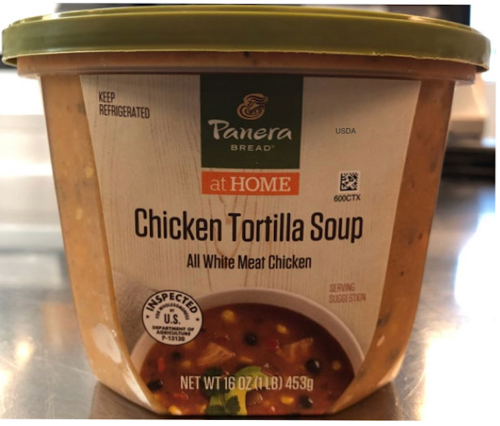 Panera Bread at Home Chicken Tortilla Soup Recalled For Foreign Material