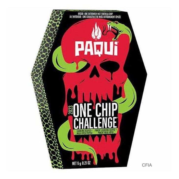Paqui 2023 One Chip Challenge Recalled For Adverse Reactions 