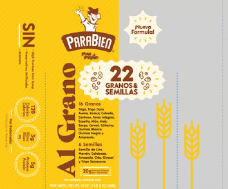 Para Bien Al Grano Recalled For Undeclared Sesame