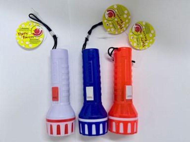 Party Favors Torches and Laser Pointers Recalled For Batteries