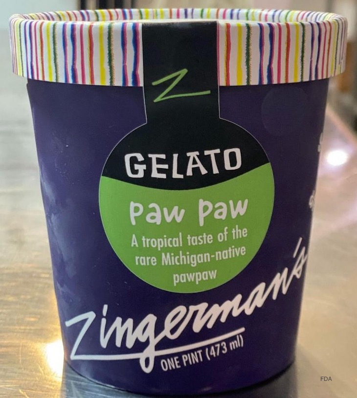 Paw Paw Gelato and Pumpkin Gelato Recalled For Undeclared Egg