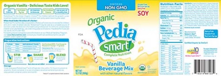PediaSmart Soy Vanilla Beverage Mix Recalled For Label Error