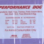 Performance Dog Salmonella Recall