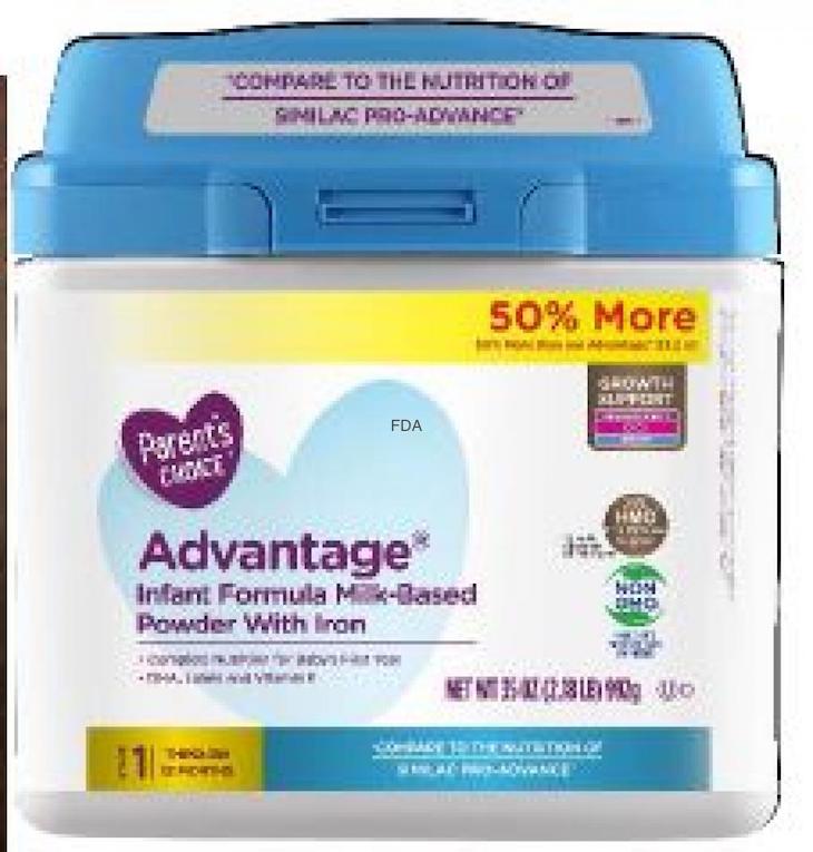 Parent's Choice Infant Formula Recalled For Foreign Material