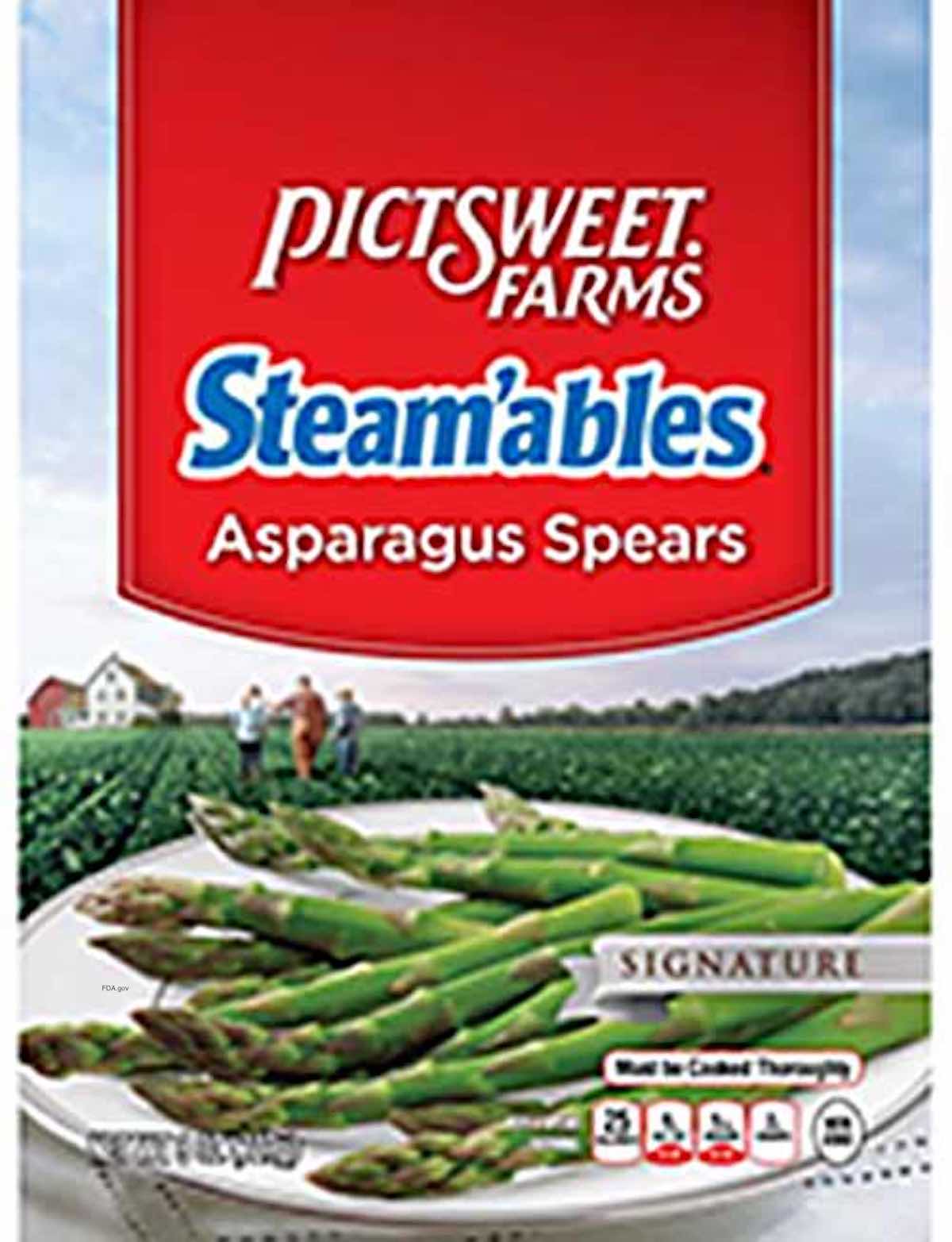 Pictsweet Steam'ables Asparagus Listeria Recall