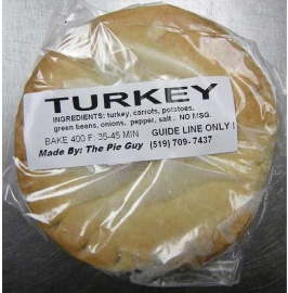 Pie Guy Turkey Pie Recall