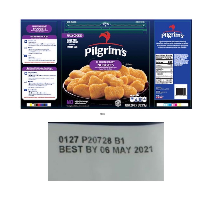 Pilgrim's Pride Chicken Breast Nuggets Recalled For Rubber