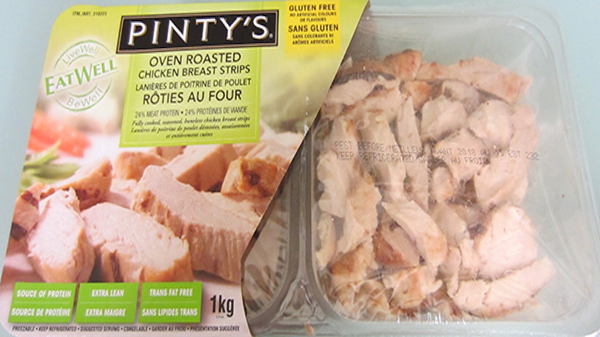 Pinty's Chicken Breast Strips Recall