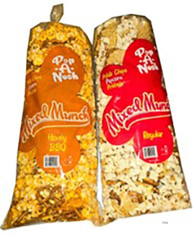 Pop a Nosh Mix Munch Recalled For Undeclared Wheat