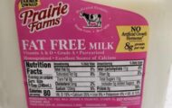 Prairie Farms Fat Free Milk Recalled For Cleaning Agents