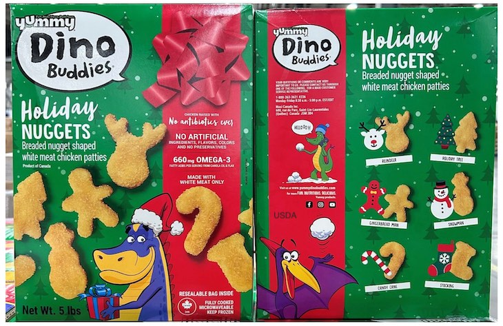 Public Health Alert Issued For Dino Buddies Chicken Nuggets