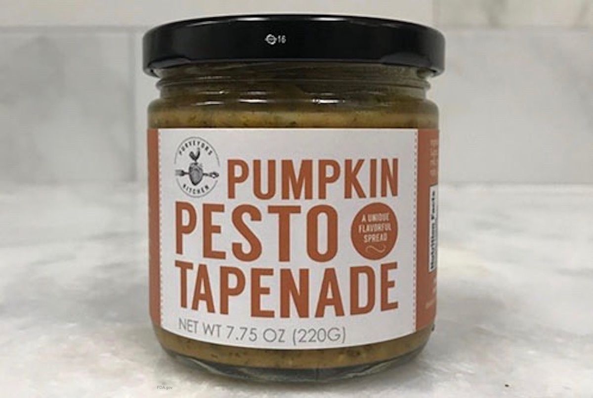Pumpkin Pesto Tapenade Allergen Recall