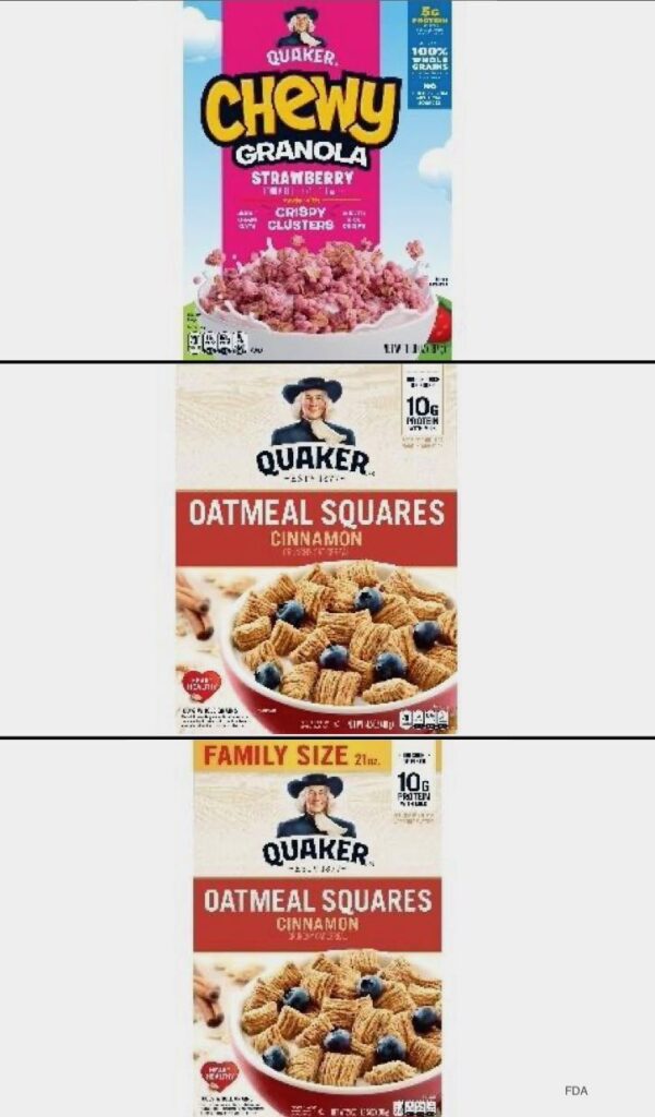 Quaker Adds More Products to Salmonella Recall