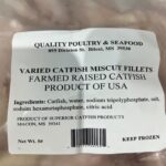 Quality Poultry & Seafood Recalls Catfish For Lack of Inspection