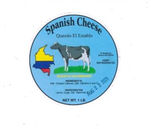 Quesito El Establo Spanish Cheese Recalled For Salmonella