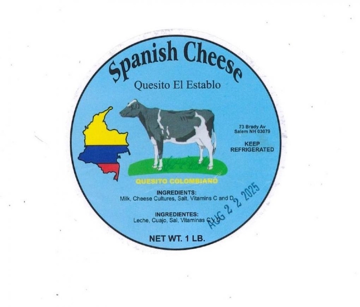 Quesito El Establo Spanish Cheese Recalled For Salmonella
