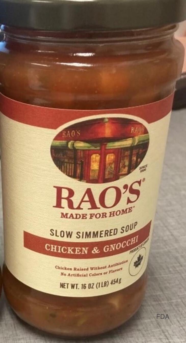 Rao's Slow Simmered Chicken Gnocchi Soup Recalled For Egg