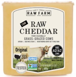 Raw Farm Raw Cheddar Cheese