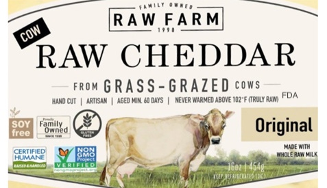 Raw Farm Raw Cheddar