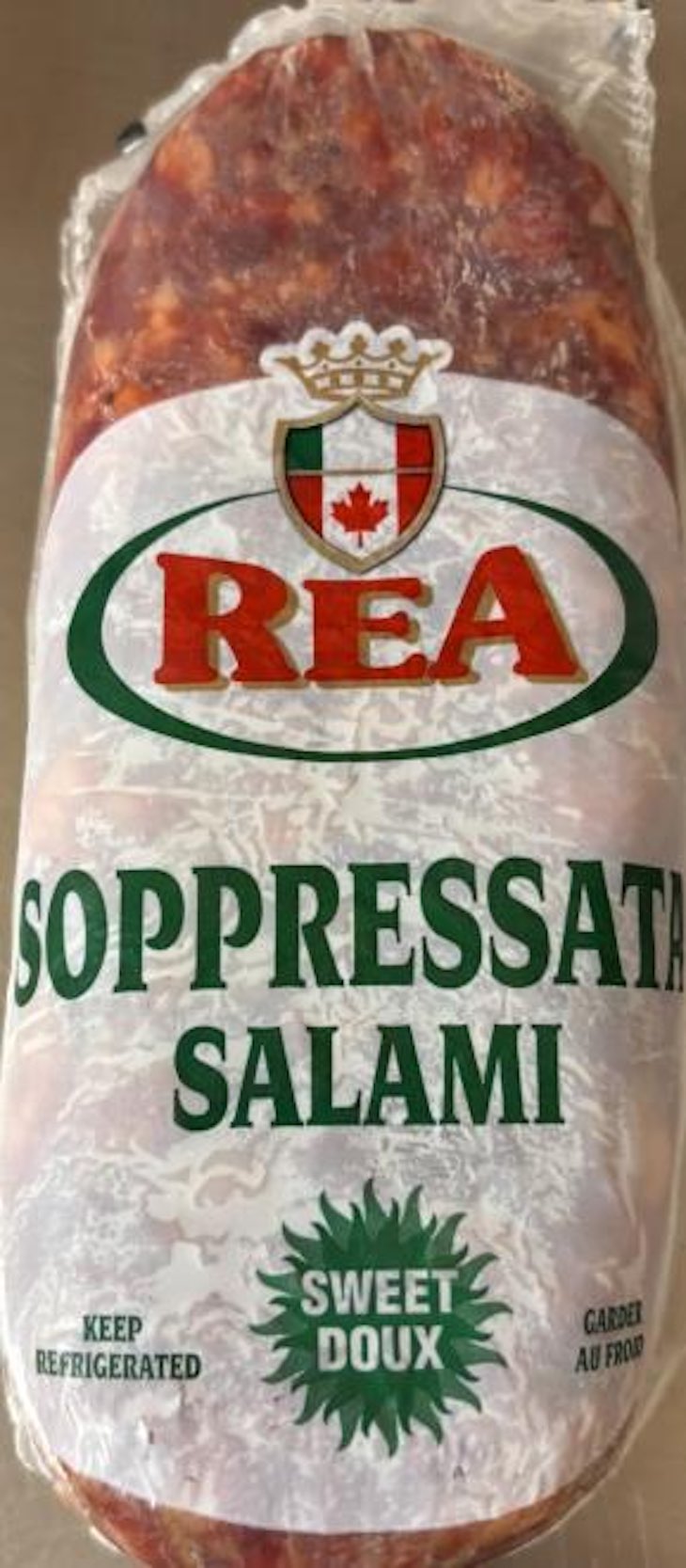 Rea Soppressata Salami Recalled in Canada For Salmonella