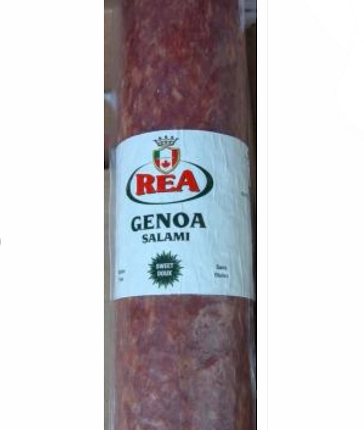 Rea and Bona Genoa Salami Recalled in Canada For Salmonella