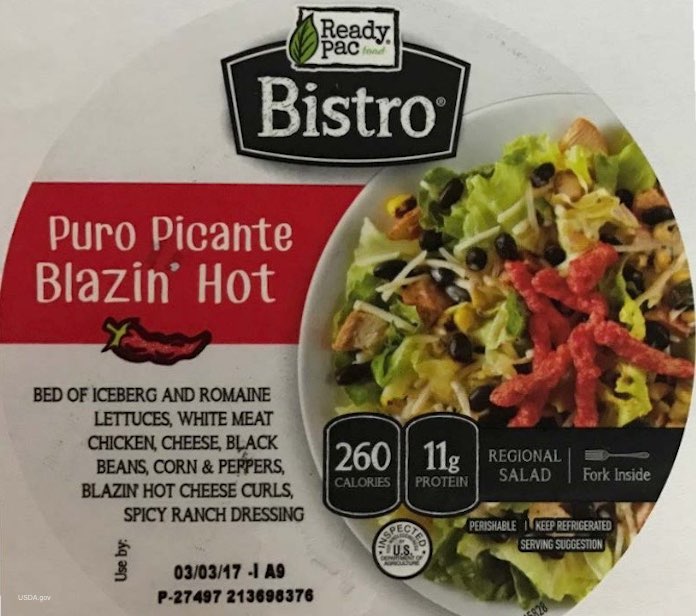 Ready Pac Bistro Salad Listeria Recall