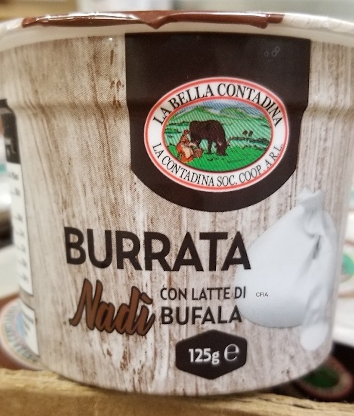 Recall of La Bella Contadina Burrata Nadi Bufala Cheese Updated