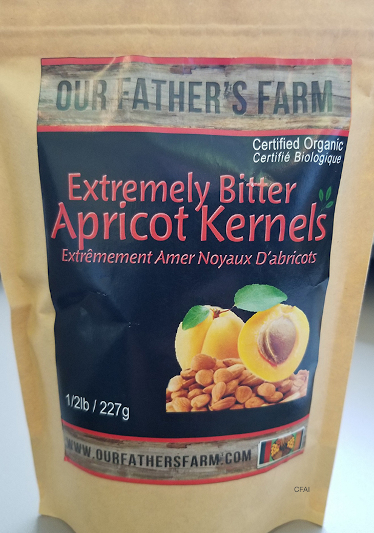 Recall of Our Father's Farm Extremely Bitter Apricot Kernels Updated