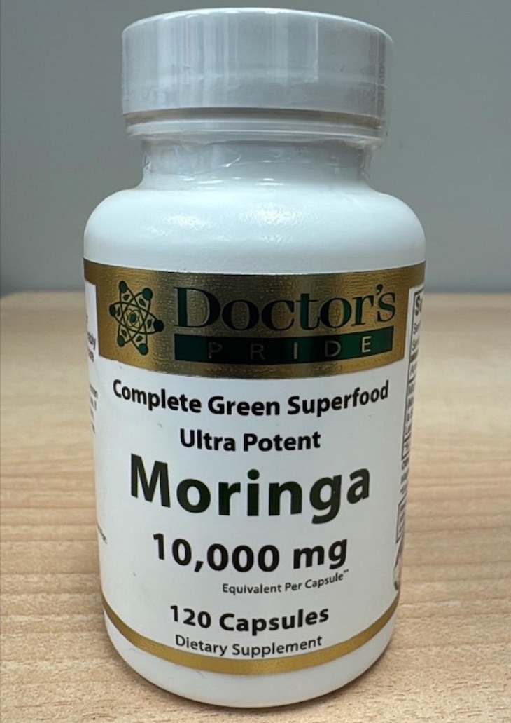 Recall of TNVitamins and Doctor's Pride Moringa Expanded