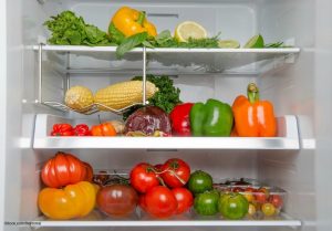 Refrigerator with Vegetables