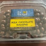 Regal Gourmet Snacks Milk Chocolate Raisins Recalled; Peanuts