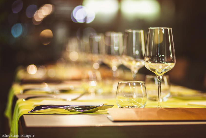 Restaurant Table Setting