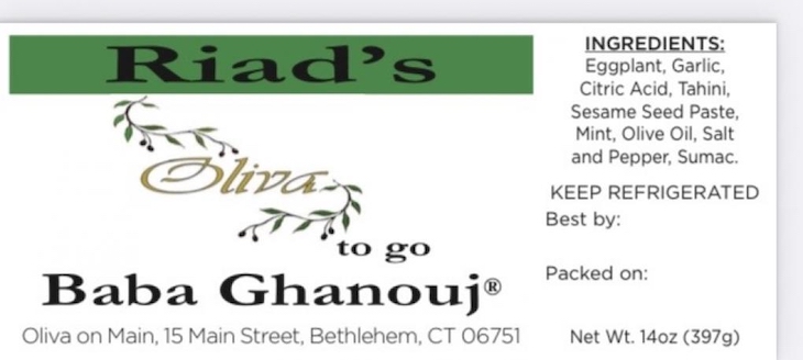 Riad’s Oliva to Go Baba Ghanouj Recalled For Undeclared Sesame