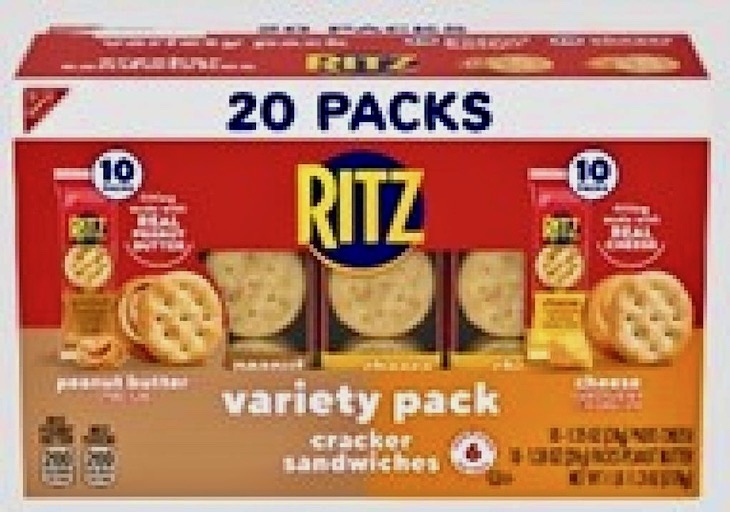 Ritz Peanut Butter Cracker Sandwiches Recalled For Label Error