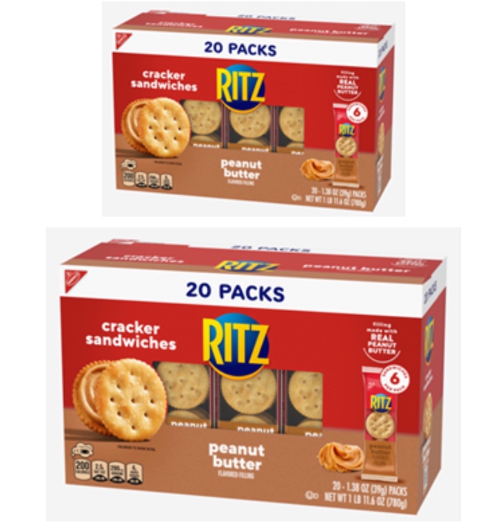 Ritz Peanut Butter Crackers Recalled For Undeclared Peanut