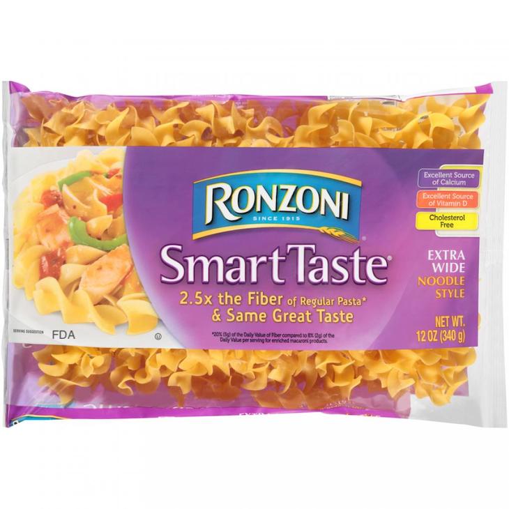 Ronzoni Smart Taste Extra Wide Noodles Recalled For Undeclared Egg