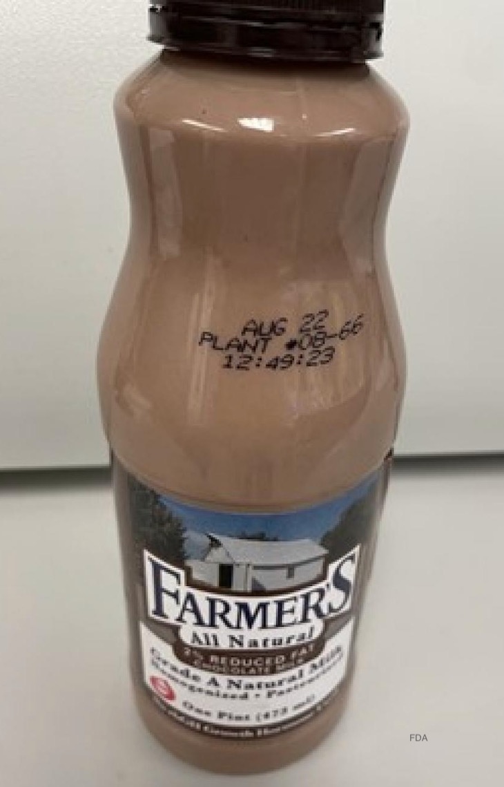 Royal Crest Dairy Farmer's 2% Chocolate Milk Recalled For Undeclared Egg