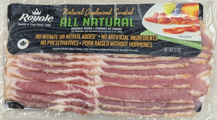 Royale Natural, Top Valu Smoked Bacon Recalled For No Inspection