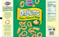 Rudolph's OnYums Onion Flavored Rings Recalled For Wheat