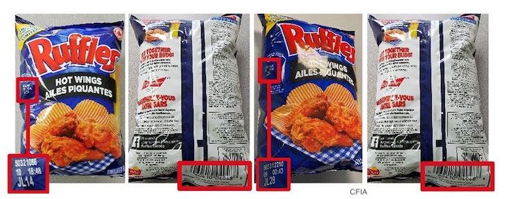 Ruffles Hot Wings Potato Chips Recalled For Undeclared Mustard