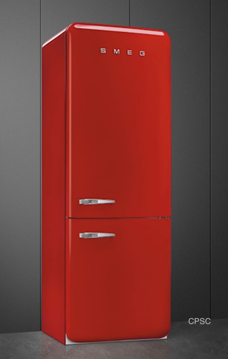 SMEG Retro Refrigerators Recalled For Injury Hazard