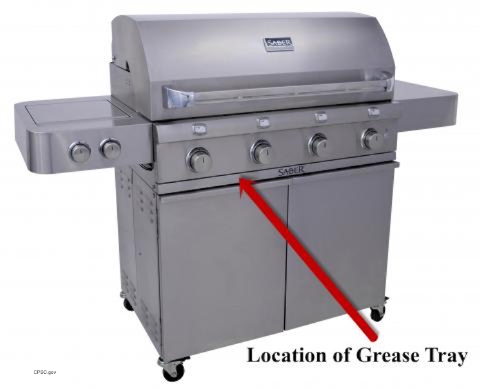 Saber Grill Recall