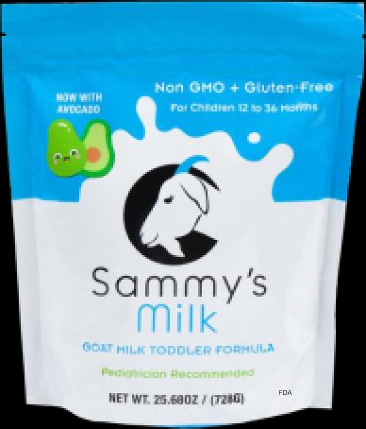 Sammy's Milk Warns Parents About Age Range For Formula