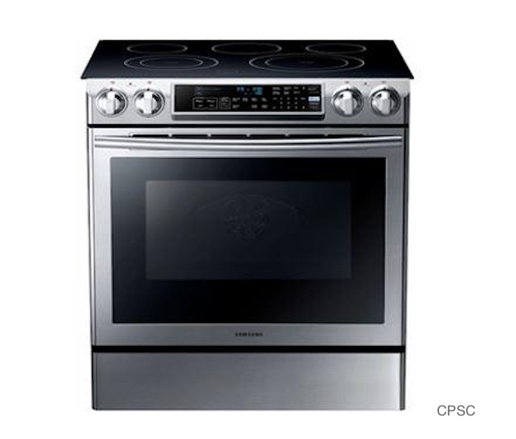 Samsung Slide-In Electric Ranges Recalled For Fire Hazard