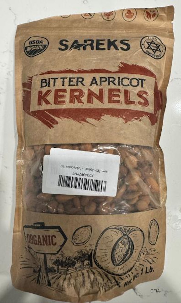 Sarek Bitter Apricot Kernels Recalled For Cyanide Risk