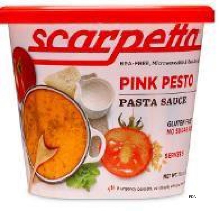 Scarpetta Pink Pesto Recalled For Undeclared Pine Nuts