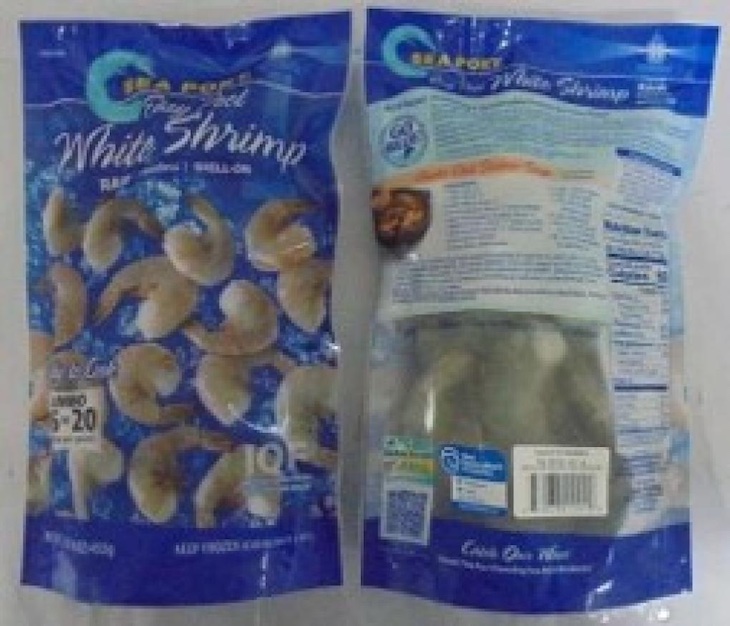 Sea Port Raw Frozen White Shrimp Recalled For Cesium-137