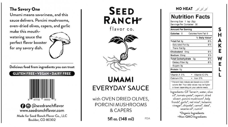 Seed Ranch Flavor Sauces Recalled For Undeclared Soy