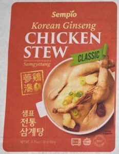 Sempio Korean Ginseng Chicken Stew Recalled For Lack of Inspection