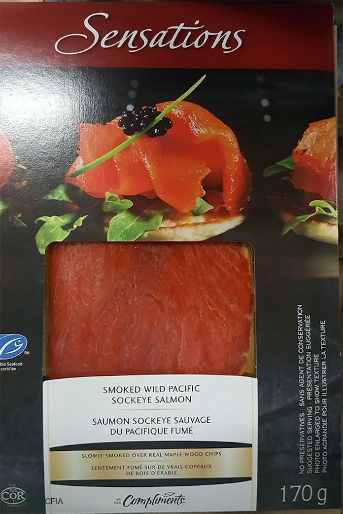 Sensations by Compliments Smoked Salmon Listeria Recall